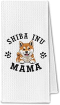 Shiba Inu Kitchen Towels, Dog Mama Shiba Inu Gifts by Unknown