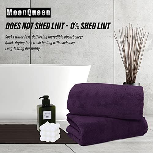 MOONQUEEN 6 Pack Premium Bath Towel Set - Image 3