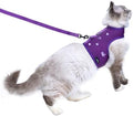 Cat Harness and Leash Set for Walking Escape Proof, Extra Large by YizhiMiaow