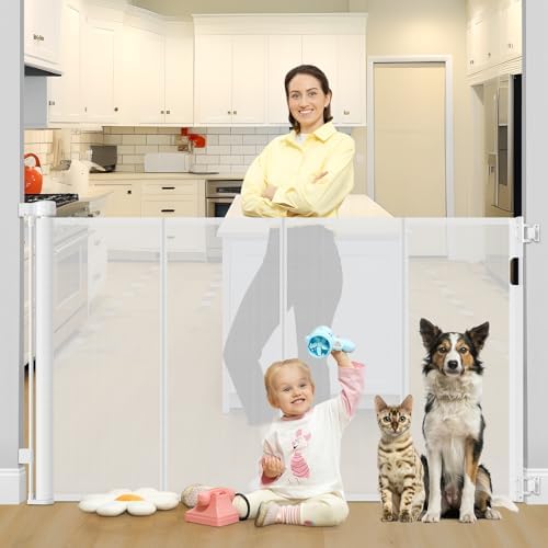 Reinforced 42" Tall X 80" Wide Retractable Baby Gate by Babyproofingoutletcovers