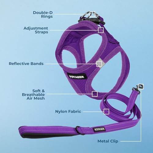 Best Pet Supplies Voyager Step-in Air All Weather Mesh Harness and Reflective - Image 3