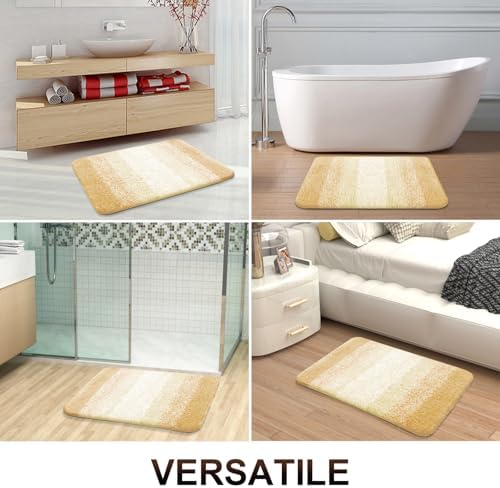 OLANLY Bathroom Runner Rug 47x17, Extra Soft Absorbent Microfiber Bath Rugs - Image 7