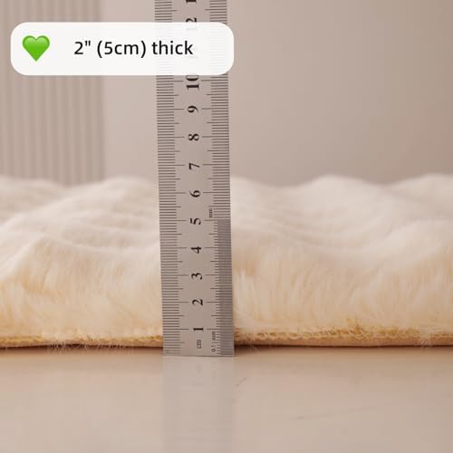 SHENGOCASE Pet Cushion Pad, Faux Fur Dog and Cat kneading Pillow, Cozy Bed - Image 4