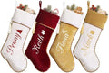 Personalized Christmas Stockings with Names 6 Pack, Velvet by Ugiftcorner