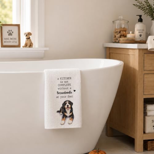 Bernedoodle Kitchen Towel, Funny Dog Lover Kitchen Decor - Image 7