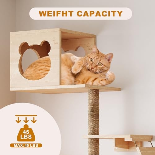 PETKABOO Cat Wall Shelves Cat Wall Furniture - Image 5