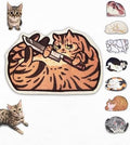 Lukamoo® Cute Cat Litter Mat, for Kitty Litter & Cute Cat Litter Box, Litter by Lukamoo