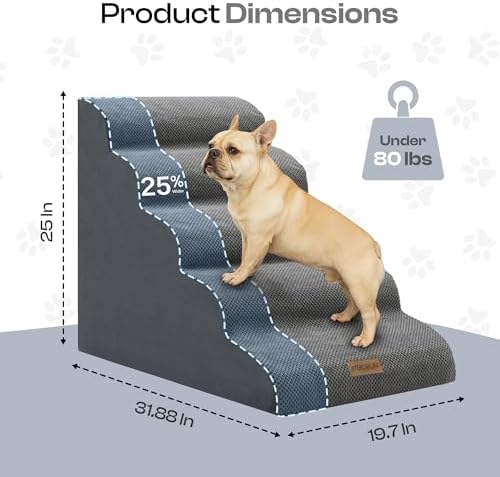 Miorun Extra Wide Dog Stairs for Large Dogs - Image 3