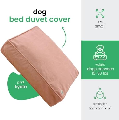 Molly Mutt Pink Dog Bed Cover, Non-Toxic & 100% Cotton - Image 2