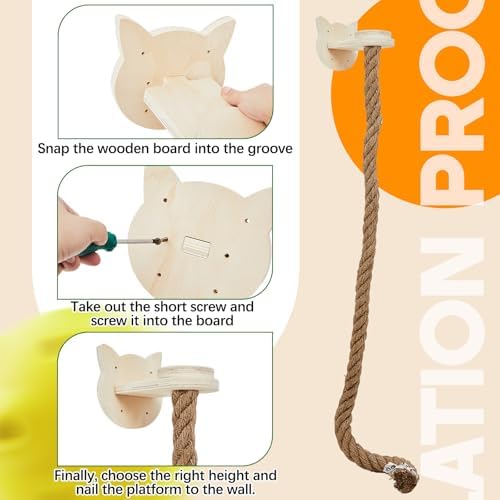 Weysat 2" x 4.92 ft Cat Climbing Rope - Image 4