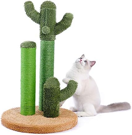 PAWZ Road Cactus Cat Scratching Post 27”Cat Scratcher by PAWZRoad