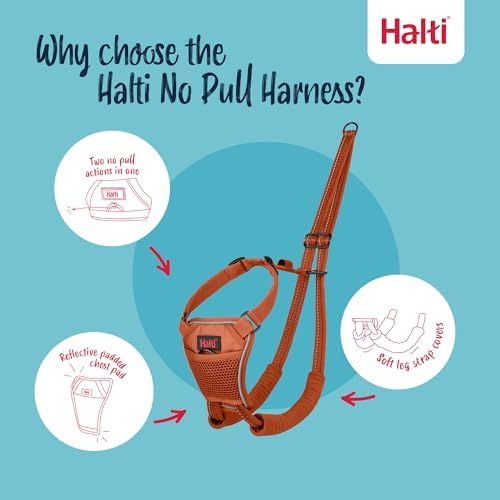 Halti No Pull Dog Harness | Size M, Burnt Orange - Image 3