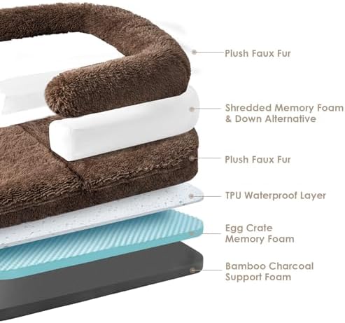 EHEYCIGA Orthopedic Foldable Human Dog Bed - Image 4