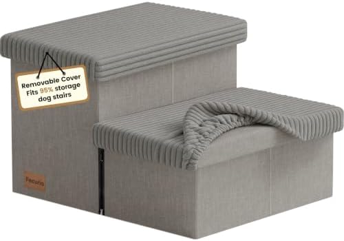 2-Step Wide Dog Stairs 11" H by Fecuria