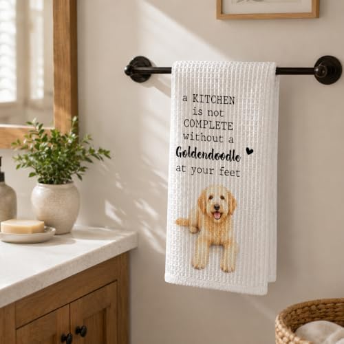 Goldendoodle Kitchen Towel, Funny Dog Lover Kitchen Decor - Image 6