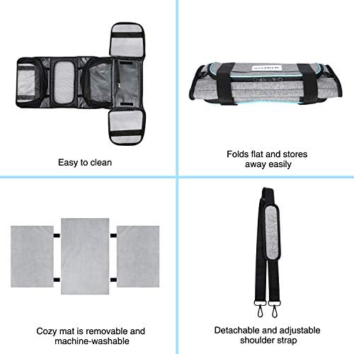 Airline Approved Portable Pet Carrier 2 Sides Expandable Soft-Sided Large Cats - Image 7