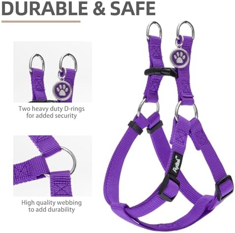 PUPTECK No Pull Dog Harness Medium Sized Step-in Adjustable Puppy Vest - Image 2