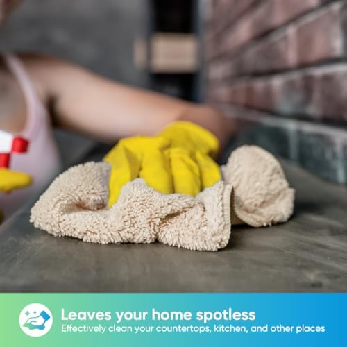 HOMEXCEL Brown Microfiber Cleaning Cloth, Microfiber Towels - Image 3