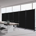 Room Divider 6 Panel-204''Wide, 6FT Room Dividers and Folding Privacy Screen by HOMSCREENER