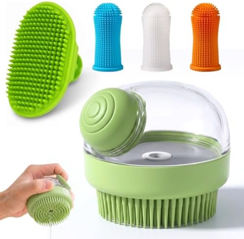 5PC pet grooming bath brush set by Unknown
