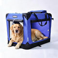 JESPET 3 Door Portable Collapsible Soft Dog Crate Carrier by JESPET