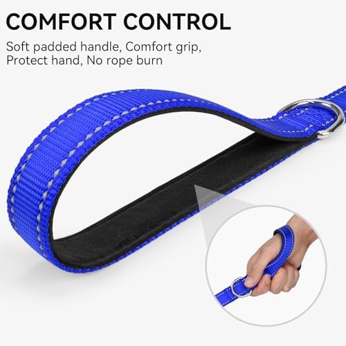 Joytale Reflective Dog Leash for Medium & Large Dogs, 6 FT x 1" - Image 3