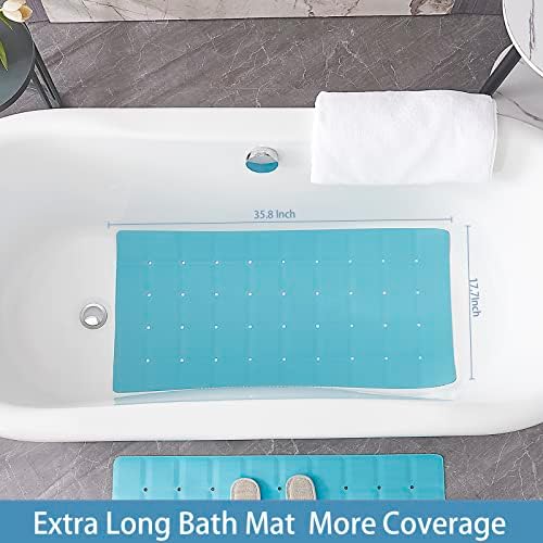 Webos Foldable Silicone Bathtub Mat: Jumbo Size Heavy Duty Safety Bath Mat - Image 2