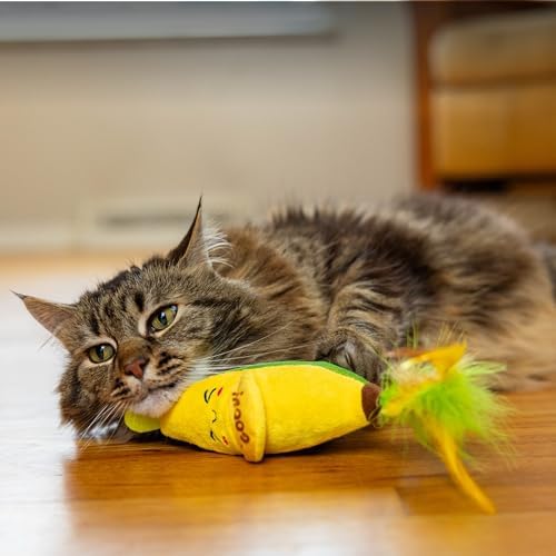 Catstages Kicker Peelin' Good Banana Dental Cat Toy - Image 6