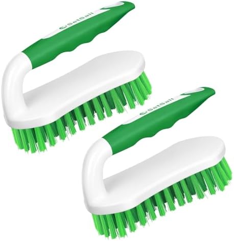 SetSail Scrub Brush, Stiff Bristle Cleaning Scrubber, 2 Pack by SetSail