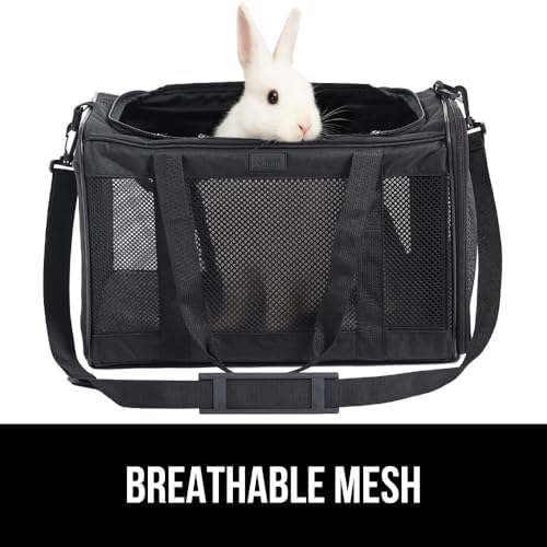 GORILLA GRIP Cat Carrier Travel Bag Up to 15 Lbs, Soft Collapsible Small Dog - Image 5