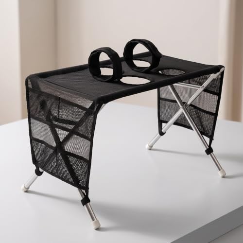 Grooming Table with Storage Pockets | Sturdy Stainless Steel Frame, Breathable - Image 3