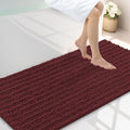 Smiry Bathroom Rugs 47X24, Extra Soft Rubber Backing Chenille Bath Mats by Smiry