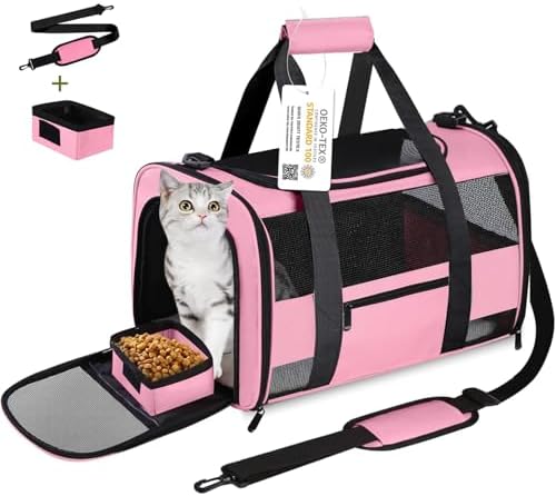 Cat Carrier Pet Carriers Airline Approved by SECLATO