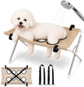 Dog Bath Hammock with Stand, Foldable Grooming Table by Unknown