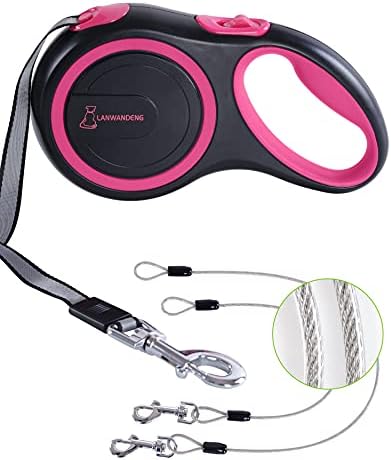 26FT Heavy Duty Retractable Dog Leash by Lanwandeng