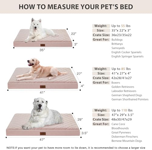 WNPETHOME Orthopedic Waterproof XL Dog Bed - Image 5