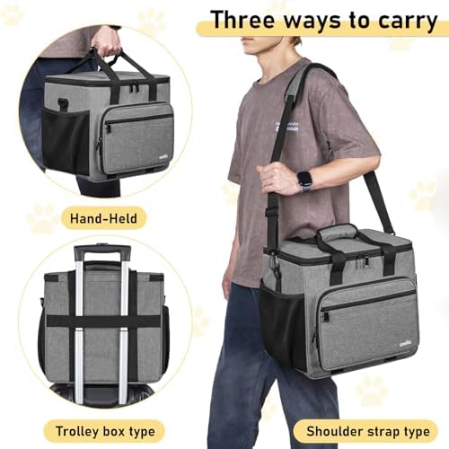 GMAK Pet Grooming Bag, Pet Hair Clipper Organizer Grooming Bag - Image 4