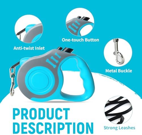 Retractable Dog Leash Automatic Telescopic Tractor Dog Tape - Image 5