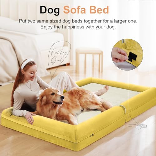 NANUYA Orthopedic Dog Bed for Large Dogs, 36 x 27 Inch - Image 3