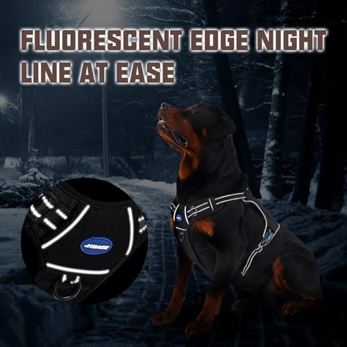 AUROTH Tactical Dog Harness Medium Sized Dog No Pull Adjustable Dog Vest - Image 6