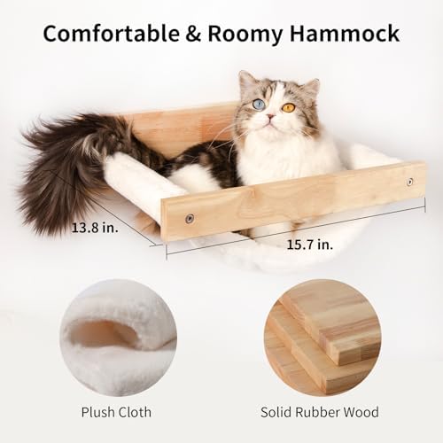 FUKUMARU Cat Wall Furniture, 3 Pack Kitten Shelves Set - Image 3
