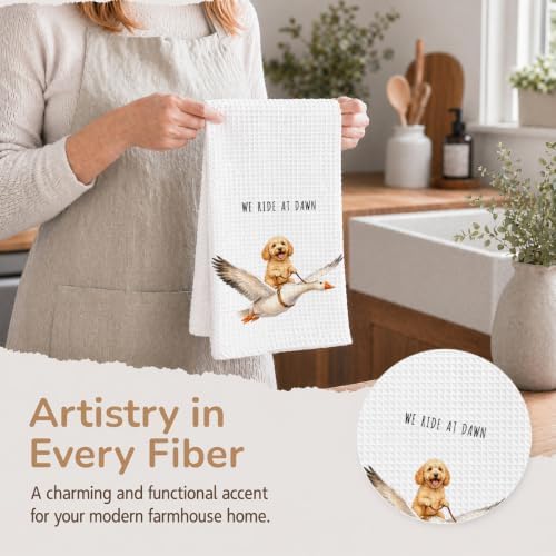 Goldendoodle Kitchen Towels, Cute Hand Tea Towel - Image 4