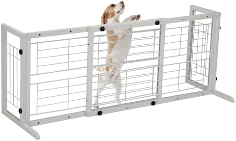 Coziwow 38-67" Freestanding Adjustable Dog Gate, No Drilling by COZIWOW