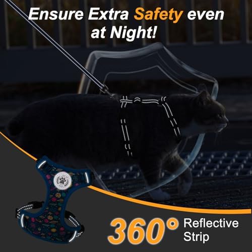 BEAUTYZOO Cat Harness and Leash Set, Escape Proof and Adjustable - Image 5