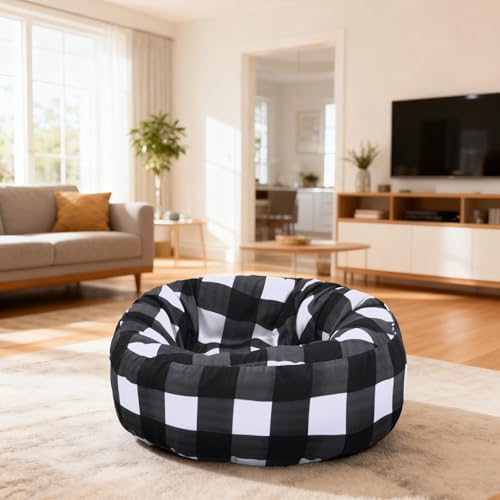 Round Dog Bed Cover Washable Elastic Edged 30×9.8 Inch - Image 6