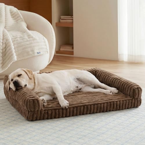 Bedsure ComfyFleece® Memory Foam Orthopedic XL Plus Dog Bed 45" by BEDSURE