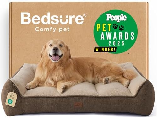 Bedsure SupportMax® Extra Thick Orthopedic XL Dog Bed by BEDSURE