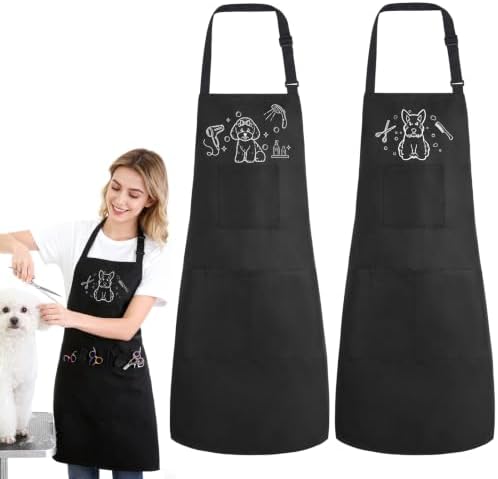 Dog Grooming Apron Waterproof Hair Resistant by Ovveroche
