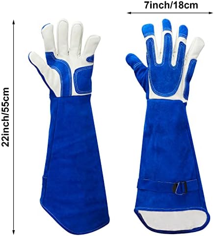 AOWPFVV Animal Handling Gloves Bite Proof - Image 2