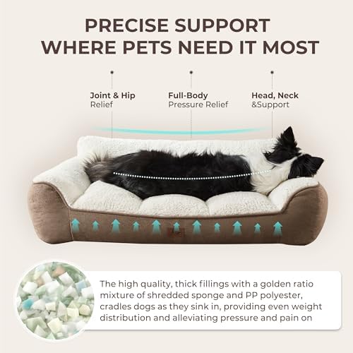 XL Pro Extra Thick Orthopedic Bolster Dog Bed - Image 2